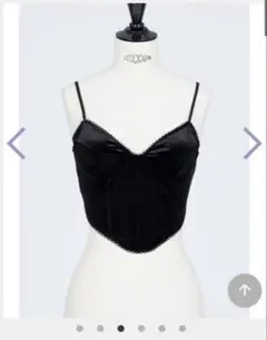 【FETICO】VELOUR CORSET CAMI