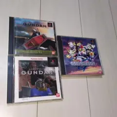 プレステ1 3本セット　ガンダム　レトロゲーム　マニア　動作確認済　PS1