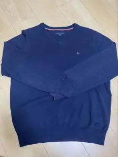 Tommy Hilfiger ネイビー Vネックセーター
