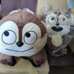 にしむらゆうじ画♪チップとデール テッシュケース　ぬいぐるみ　2点セット
