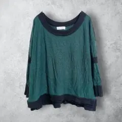 【Ehyphen world gallery】　薄手　ニットプルオーバー　ウール