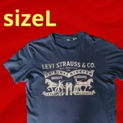 ✨Levi Strauss & Co.✨　リーバイス　 ネイビー　Tシャツ　L