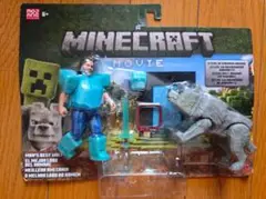 Minecraft 映画 スティーブ フィギュア ダイヤモンド装備 デニス