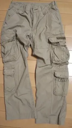 ALPHA アルファ ミリタリー ワークパンツ カーゴ パンツ Mサイズ