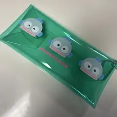 サンリオ ハンギョドンキャラクター付き透明ビニールポーチペンケース