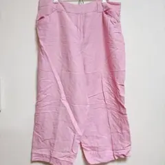 ANNEX ピンク キュロット 16サイズ 七分丈 パンツ ボトムス 薄手 XL