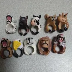 動物 指輪