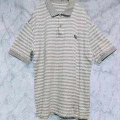 ellesse ストライプ ポロシャツ