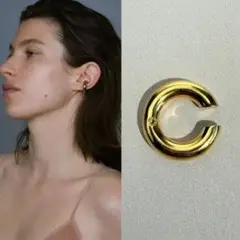 【SASKIA DIEZ／サスキアディッツ】イヤーカフ ゴールド M-Lサイズ