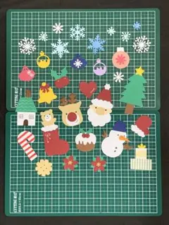 クリスマス アルバム クラフト 素材 壁面飾り 冬 パーツ