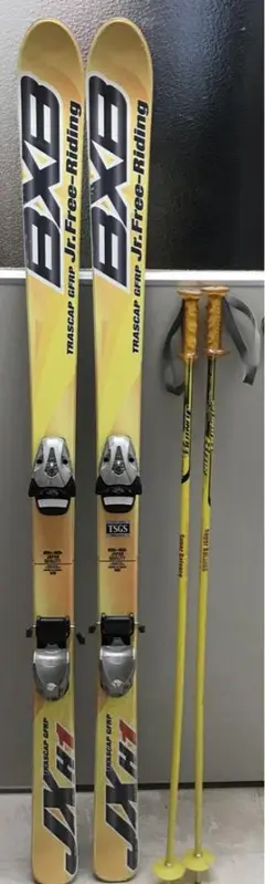 ジュニアスキーセット 148cm ストック付き!