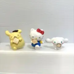 サンリオ遅刻ダッシュ　ハローキティ　シナモンロール　ポムポムプリン　3点セット