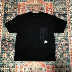 【送料込】 アンドワンダー andwander ポケットTシャツ ポケT S