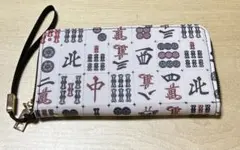 麻雀柄の長財布