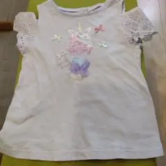 Tシャツ　130 エニィファムキッズ　メゾピアノ　プティマイン
