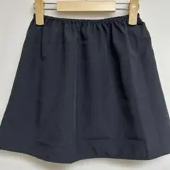 【新品】GU ペチコート黒Sサイズ　無地　ポリエステル100%