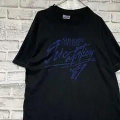 USA製90sヴィンテージTシャツ！シングルステッチ　ブラック半袖古着XL717