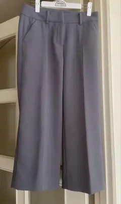 ミカコナカムラ エムフィル 美ライン グレー ワイドパンツ 前後ポケット付 36