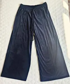 GU ベロアプルオンパンツ(XL/09 BLACK)