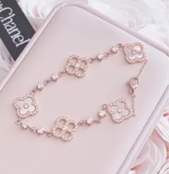 sassy angel クローバーシェルブレスレット