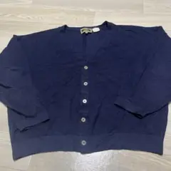 JOSEPH ABBOUD ネイビー カーディガン M