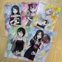 バンドリ　クリアファイル　5種　ファミマ　コラボ