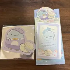 すみっコぐらし ぺんぎんラグーン カード&ステッカー とかげ ノベルティ