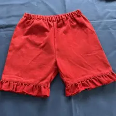 パンツ　赤