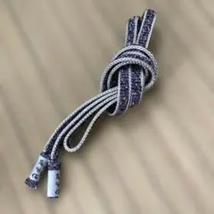 帯締め 尾峨佐染繍 紫色