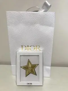 Christian Dior ノベルティ 星 ブローチ 紙袋付き