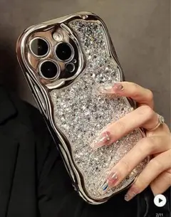 iPhone用グリッターソフトケース　16 promax