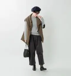 THE LOFT LABO スクエアダウンベスト ベージュ