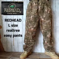 90-00s REDHEAD リアルツリー柄 イージーパンツ Lサイズ アニマル