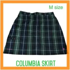 【美品】Columbia コロンビア スカート チェック アウトドア