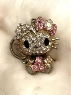 キティちゃんビジューキーホルダー