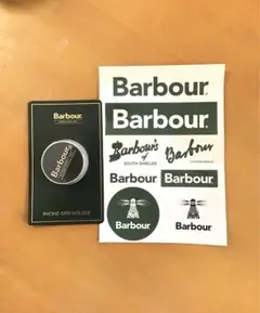 Barbour バブアー　スマホリング　シール