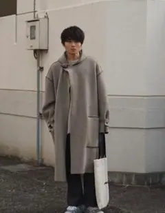 【最終値下】CASHMERE MILANO RIB HOODED COAT