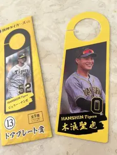 阪神タイガース木浪聖也選手 ドアプレート