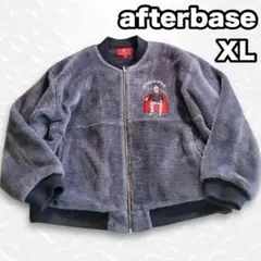afterbase フリースジャケット ボアジャケット ブルゾン XL グレー