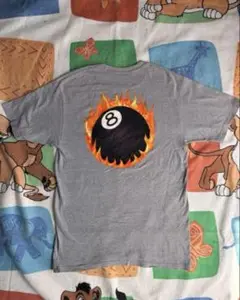 old stussy 8ボール ファイヤーパターン ステューシー