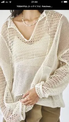 トゥデイフル⭐️ TODAYFUL atchwork Mesh Tops
