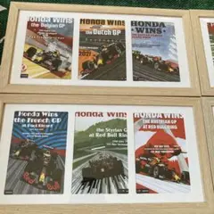 レッドブルホンダF1ポストカード額付きセット12枚セット
