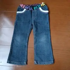 CHEERFUL ECO ダークブルーデニムパンツ