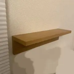 無印良品　壁に付けられる家具　４４ｃｍ　+ おまけフック