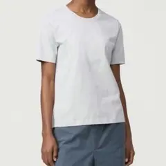 UNIQLO ＵスーピマコットンT ライトグレーＸＬ