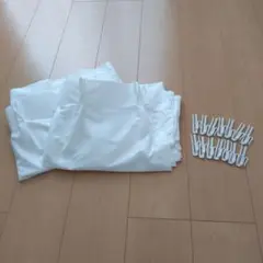 ニトリ　レースカーテン　アラン　約100✕108センチ　2枚　フック付き