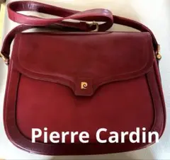 Pierre Cardin バーガンディ ショルダーバッグ