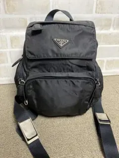PRADA プラダ ヴィンテージ 黒色 ナイロン ミニ リュック バックパック