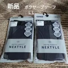 新品　GUNZE NEXTYLE ボクサーブリーフ LLサイズ　２枚