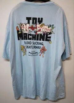 美品 ビッグサイズL！TOY MACHINE Tシャツ ブルー